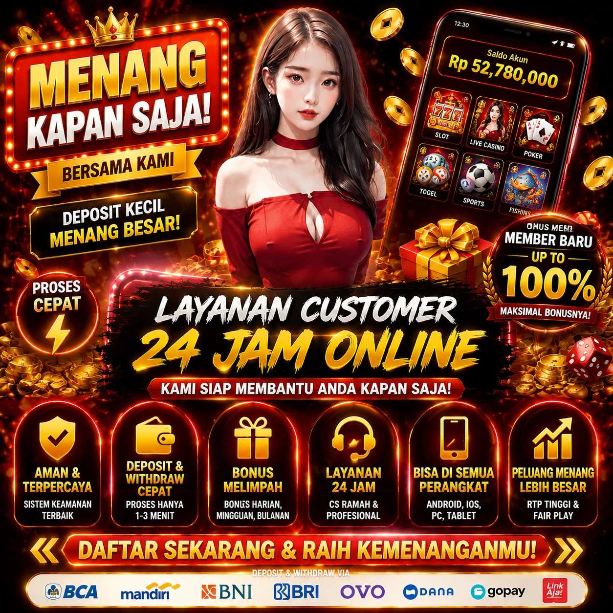 Interface aplikasi setelah instalasi berhasil